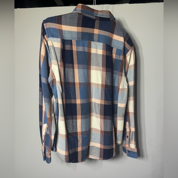 Outerknown Blue and Orange Textured Shirt - Picture 2 of 3
